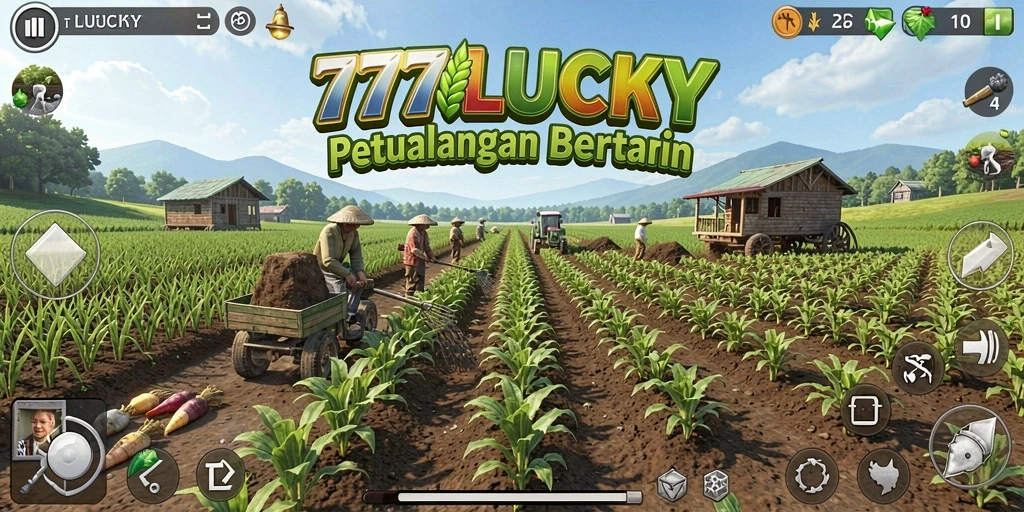 Tampilan gameplay 777LUCKY yang menarik dan penuh warna.