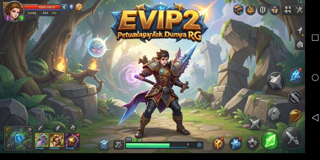 Tampilan gameplay RPG yang menakjubkan dari EVIP2.