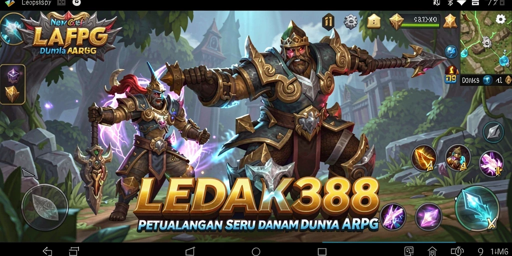 Screenshot LEDAK388 menampilkan aksi seru petualangan ARPG yang mengasyikkan.