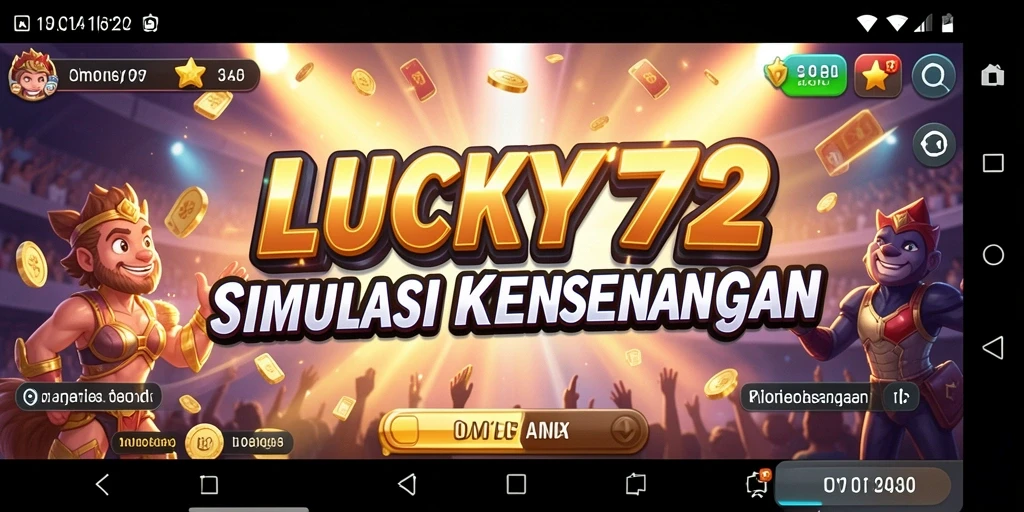 Tampilan gameplay LUCKY72 yang menantang dan mengasyikkan.