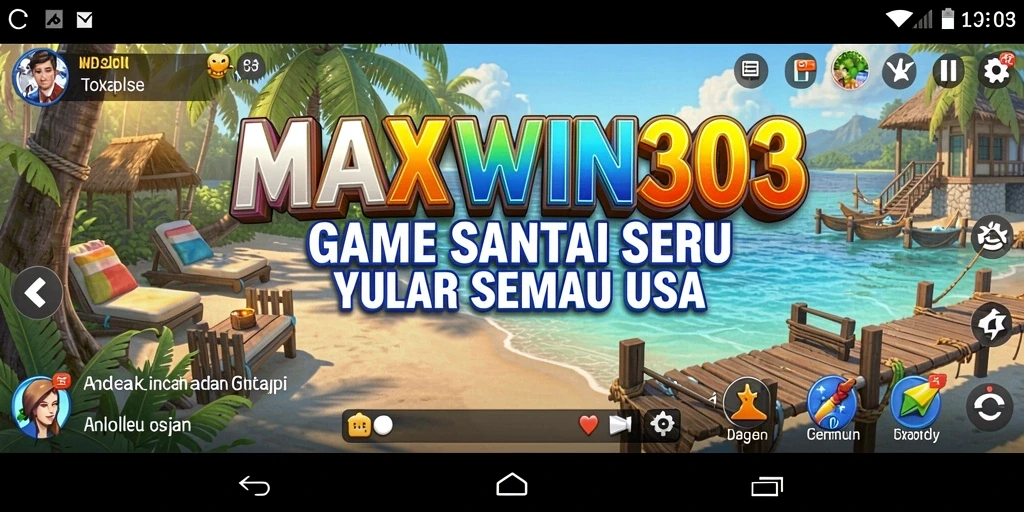 Tampilan gameplay menyenangkan dari MAXWIN303 yang terlihat seru dan interaktif.