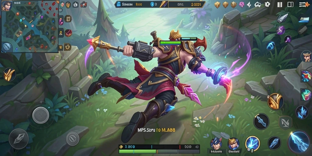 Screenshot gameplay <strong>MLBB8</strong> yang menarik dan dinamis.