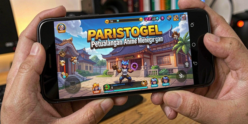 Tampilan gameplay PARISTOGEL yang penuh aksi dan petualangan Anime.