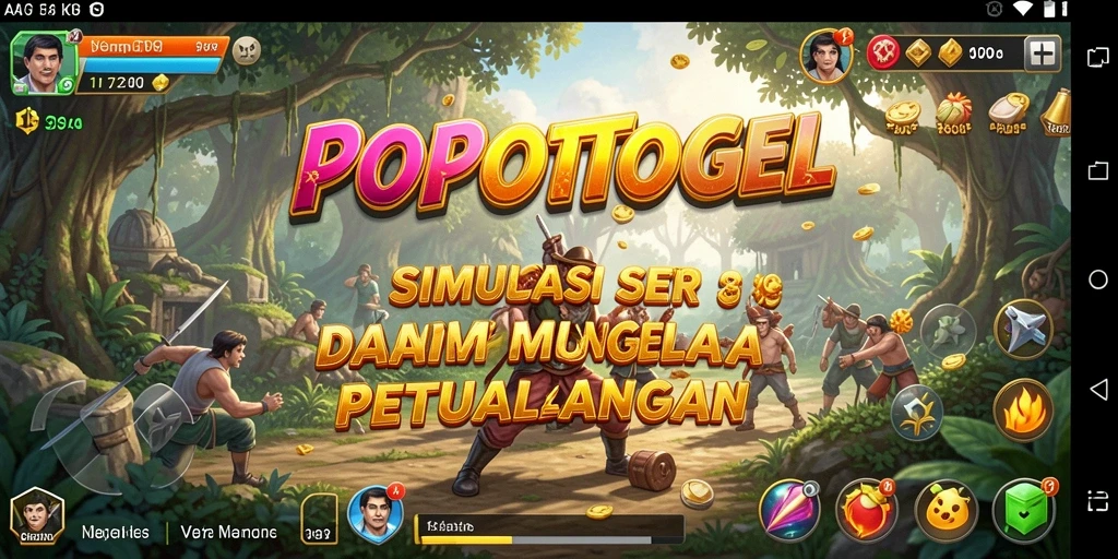 Tampilan gameplay <strong>POPOTOGEL</strong> yang penuh warna dan interaktif.