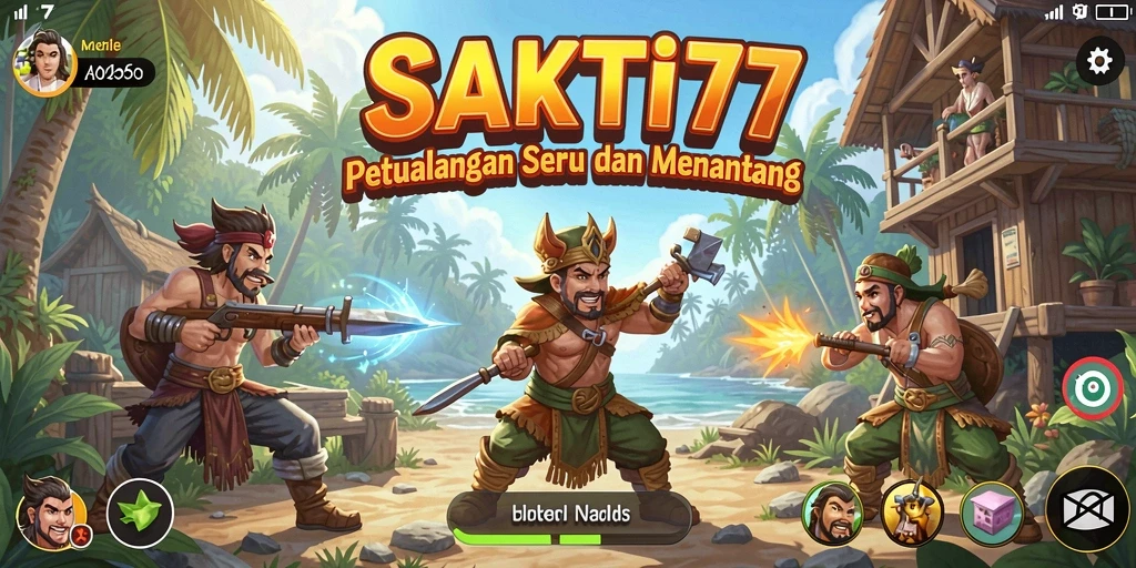 Tampilan gameplay SAKTI77 yang penuh aksi di dunia petualangan.