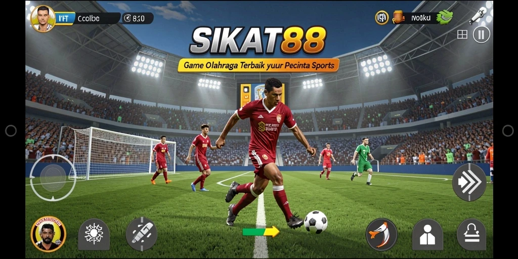 Tampilan gameplay seru di SIKAT88 dengan berbagai cabang olahraga.