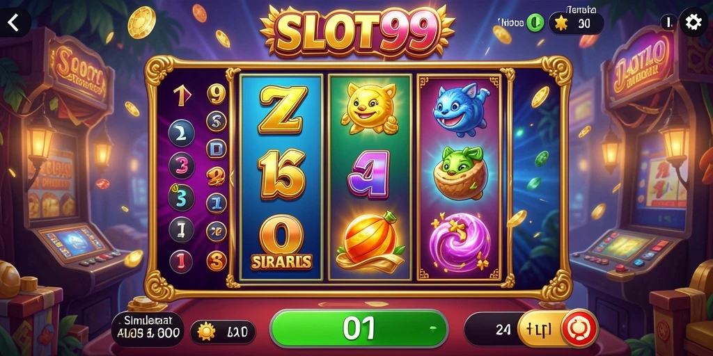Tampilan menarik dari gameplay SLOT99 yang menonjolkan keseruan permainan.