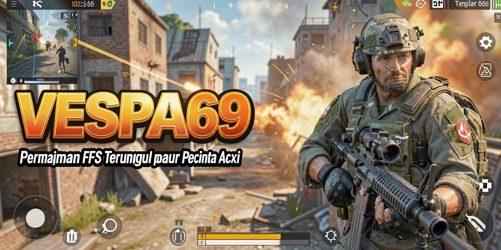 Gambaran mendalam tentang aksi seru dalam <strong>VESPA69</strong> yang menampilkan gameplay FPS.
