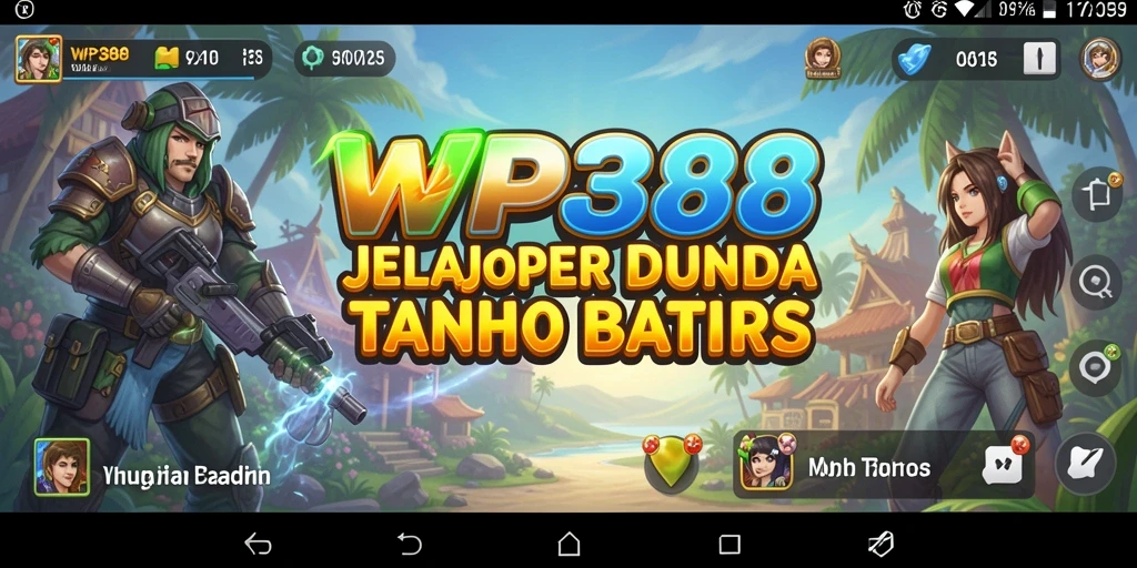 Tampilan gameplay WP888 yang menakjubkan dalam dunia Open World.