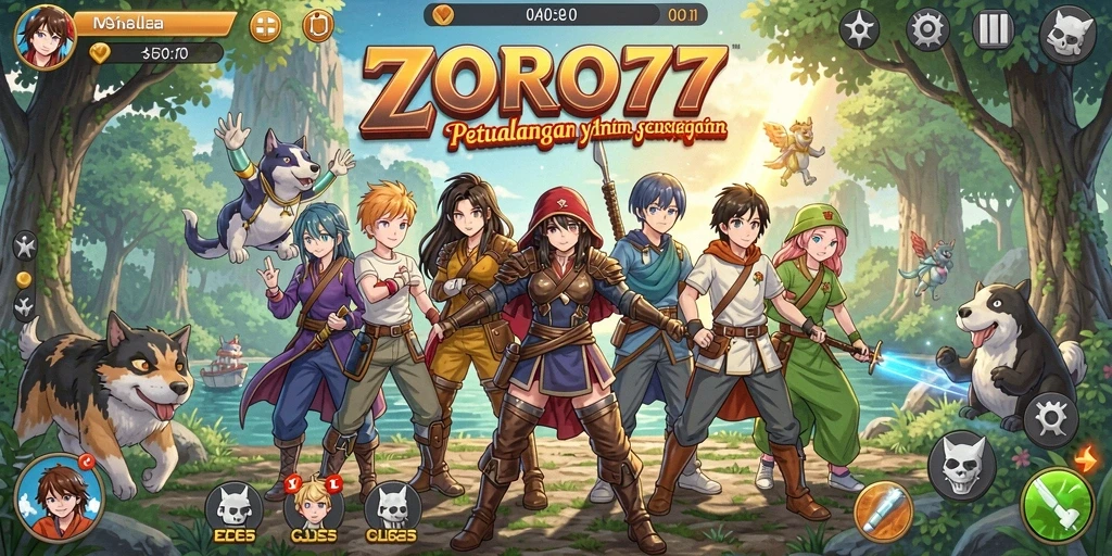 Gameplay seru dengan karakter Anime ikonik.